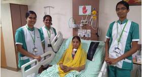 After being on artificial lung support for more than a month despite a lung transplant woman gets new lease of life  