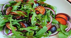 Don't miss this amazing plum salad recipe