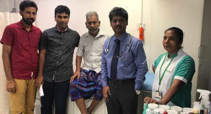 Bangladeshi senior citizen survives life threatening abdominal aortic ...