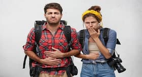 What causes traveller's diarrhoea?