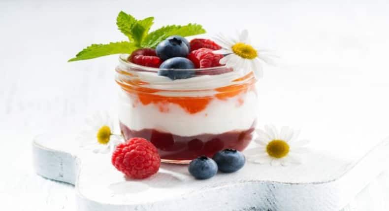 Sugar-free healthy flavoured yoghurt recipes