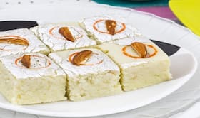 Diwali special dessert: Grilled Almond Burfee