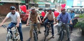 हेल्दी हार्ट के लिए ज़ेन मल्टीस्पेशियलिटी अस्पताल ने लिया साइक्लोथॉन का सहारा !