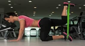 5-move resistance band workout to tone your butt at home