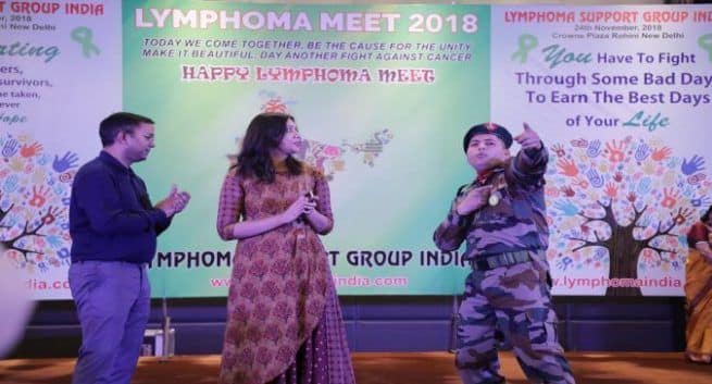 Lymphoma Survivour Anand a soldier