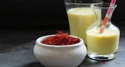 Health benefits of saffron milk
