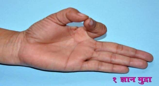 Gyan-Mudra for loose weight