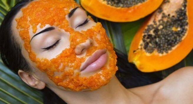 Papaya-Face-Mask-for-skin-pores