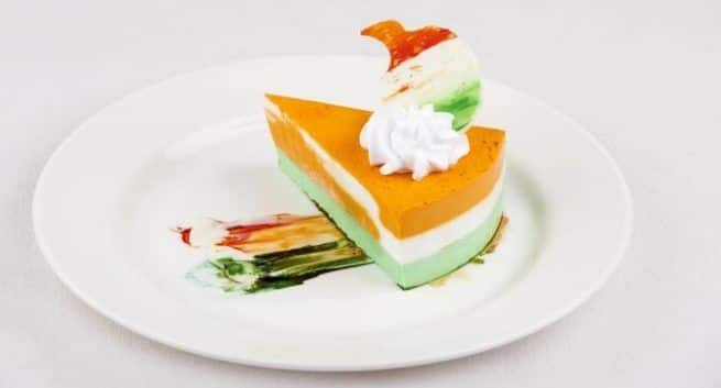 Tricolour Cheesecake at Holiday Inn Mumbai International Airport