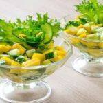 Kale and Mango Salad with Lime Dressing