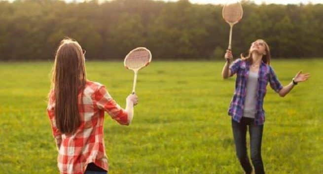 stick badminton 1 player