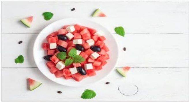 summer healthy recipe watermelon salad