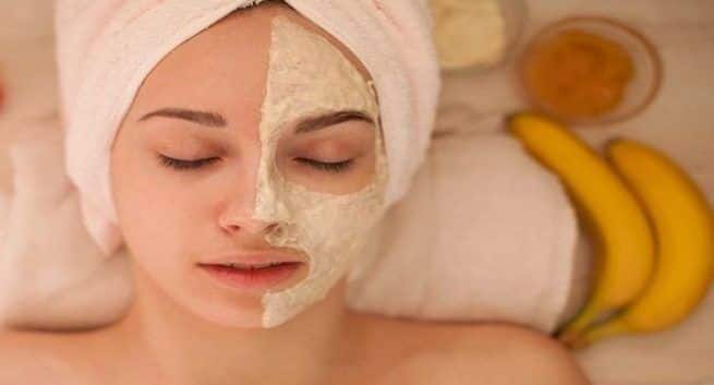 Banana and honey face pack