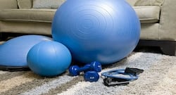 Hate to hit the gym? Simply work out at home