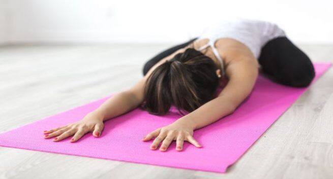 child pose Yogaasana
