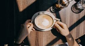 A lot can happen over coffee, even weight loss!