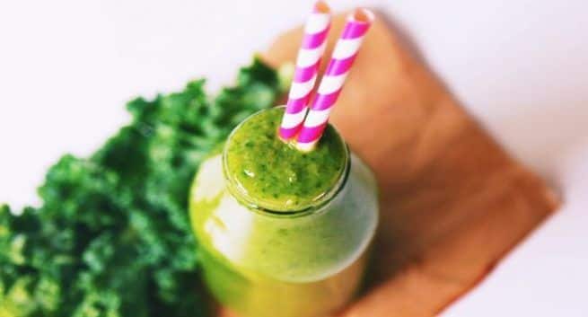 ​Banana spinach smoothie for weight loss