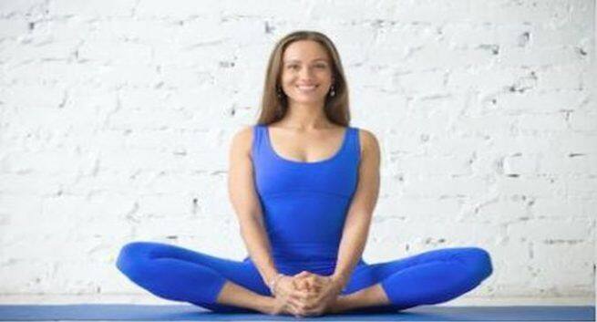 butterfly pose or bandhakonasana for reducing cancer risk in hindi