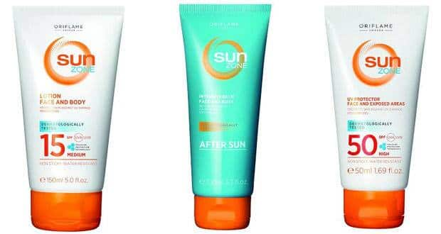 oriflame sun zone cream