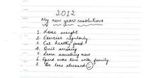 Tips to keep your new year's resolutions this year