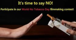 World No Tobacco Day 2013: Filmmaking competition