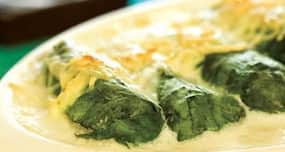 Healthy pregnancy recipe – Baked Spinach Rolls