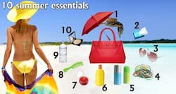 10 summer essentials in your handbag