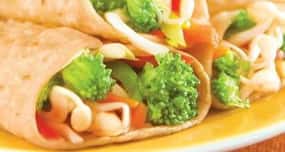 Healthy pregnancy recipe – Bean Sprouts and Veggie Wraps