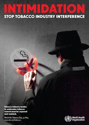 Are the big tobacco companies using dubious methods to disrupt anti-tobacco policies?