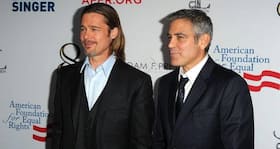 George Clooney beats Brad Pitt to be named Hollywood’s most-gracefully ageing male!
