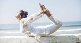 Dhanurvakrasana or The Bow Pose -- a yoga asana to beat indigestion