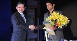 Farhan Akhtar promotes OMRON's new glucometer