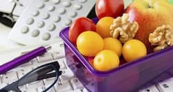 Are there any healthy snacks you recommend for office? (Diet Query)