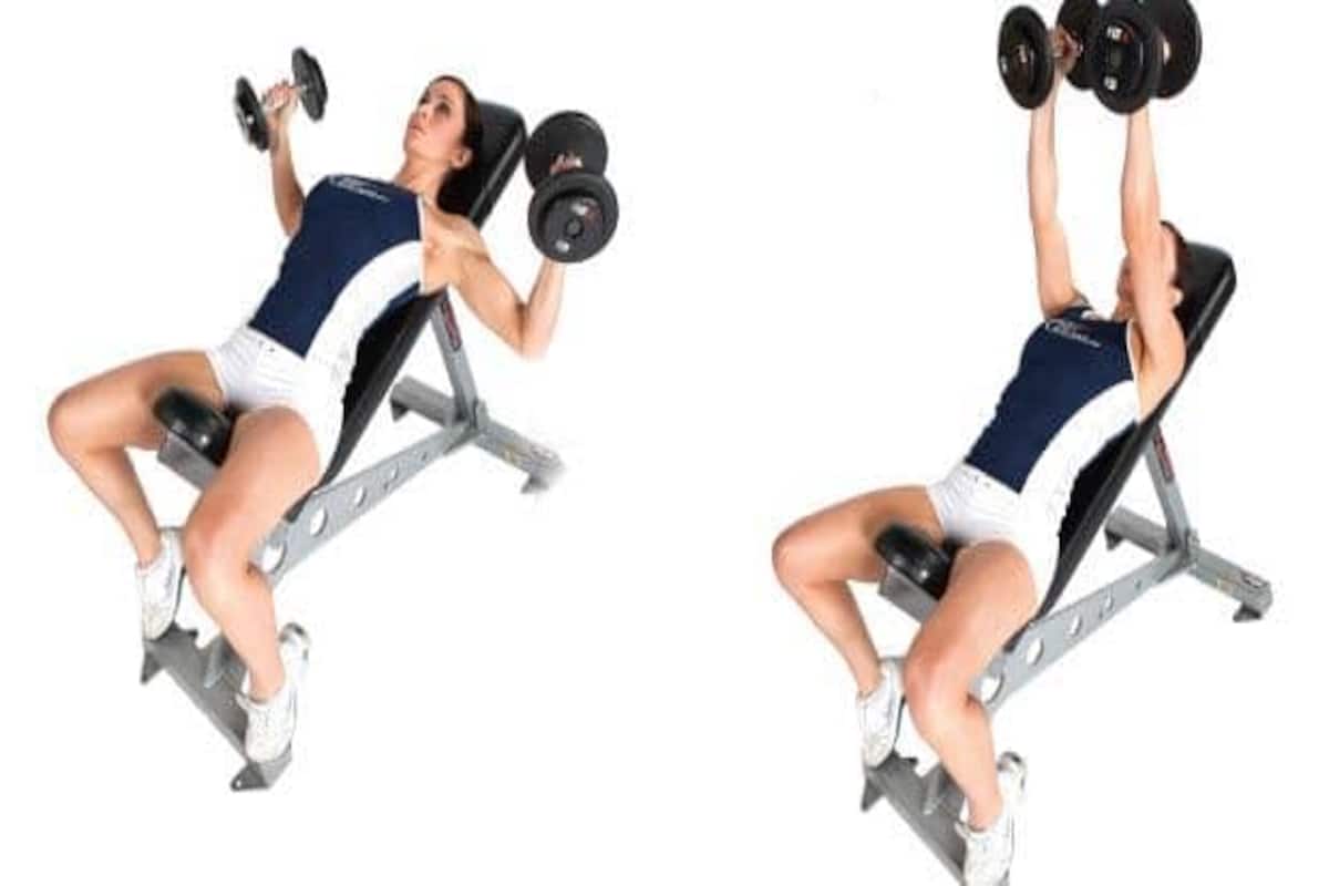 Know Your Exercises Incline Dumbbell Flyes Thehealthsite Com