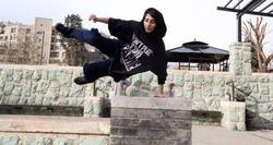 Iranian girls fight inequality with parkour