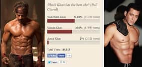 Shah Rukh Khan beats Salman Khan to win best abs poll!