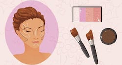 Highlight cheekbones with contour make-up