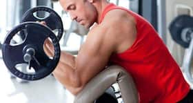 Get bigger biceps with preacher curls