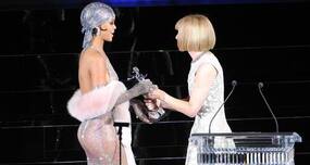 Rihanna flaunts her fit body in a see-through dress at CFDA Awards Rihanna flaunts her fit body in a see-through dress at CFDA Awards
