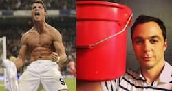 Ice Bucket Challenge: Cristiano Ronaldo and Sheldon Cooper take the plunge
