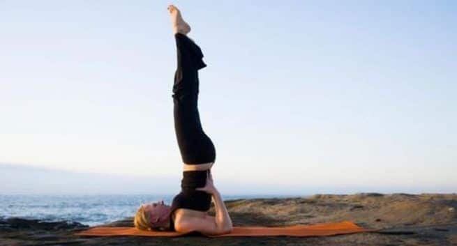 sarvangasana for yoga patient