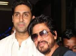 Shah Rukh Khan and Abhishek Bachchan turn to technology for flat abs!