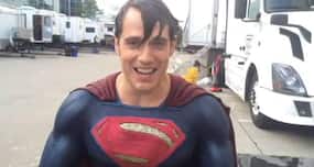 Superman and Homer Simpson take the ALS Ice Bucket Challenge