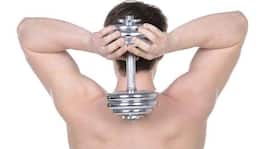 Shape your triceps with the dumbbell triceps press