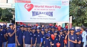 World Heart Day 2014: Max Super Speciality Hospital encourages citizens to walk for a healthier heart
