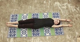 Yastikasana - beat stress after work with this easy asana