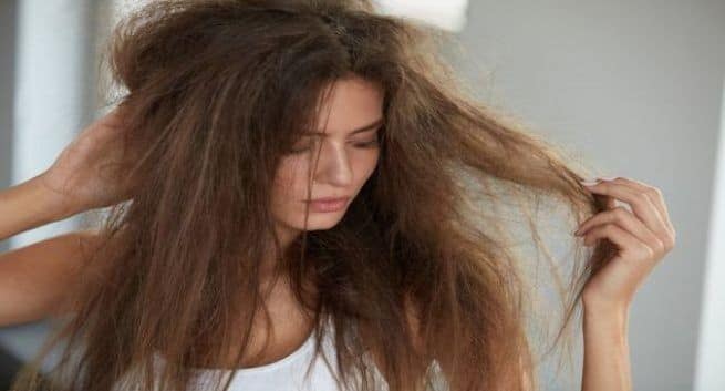 dry frizzy hair