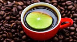 वजन कम करने के लिए पीएं नींबू कॉफी।