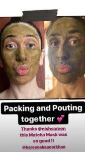 Kareena Kapoor Khan and Karisma Kapoor matcha face mask self isolation Mumbai beauty remedies skincare