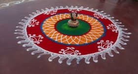दिवाली पर रंगोली बनाने के सेहत लाभ